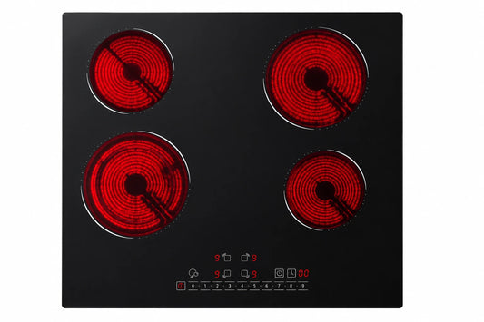HEME Electric Ceramic Hob 4 Zone , 4 Burner 60CM Touch Control