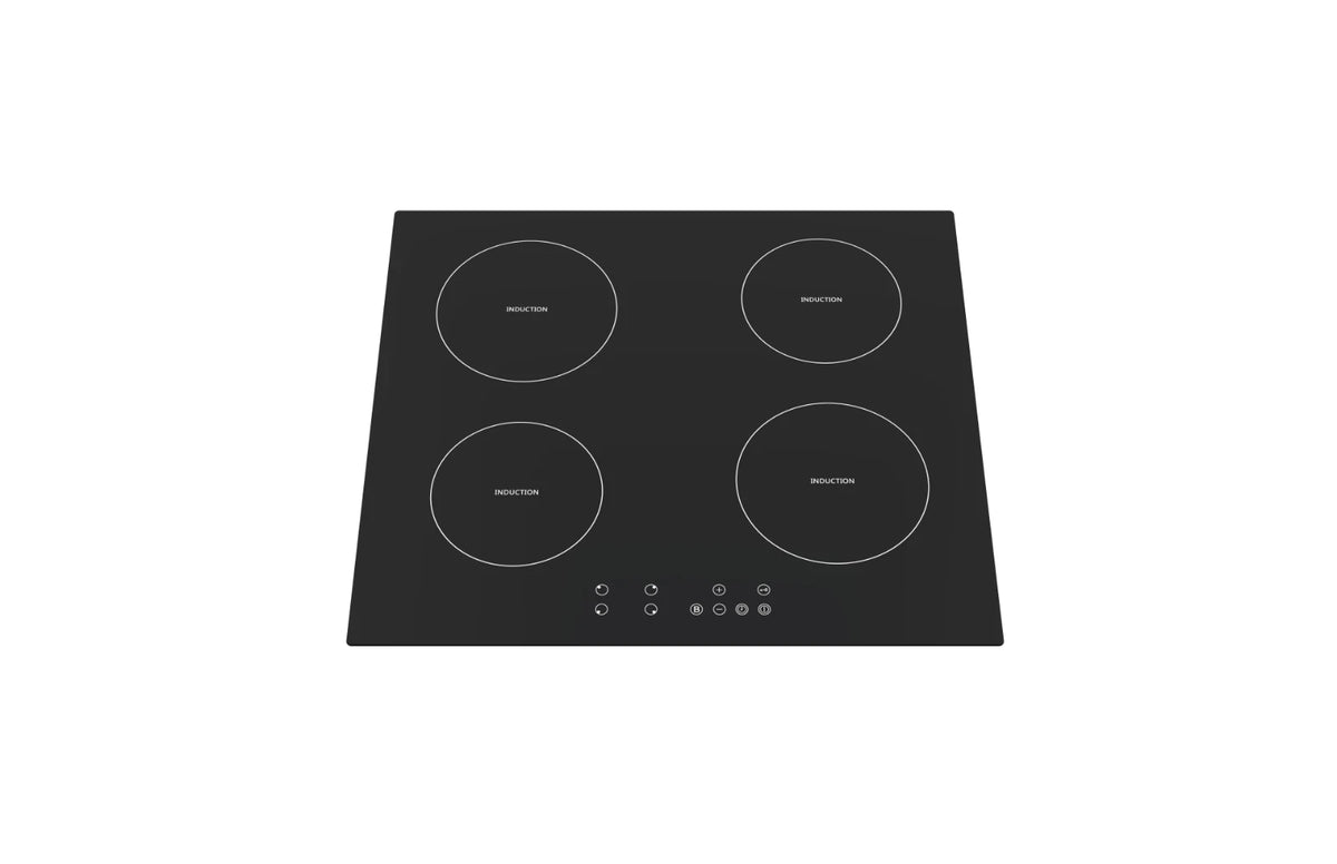 HEME 60cm 4 Zone Induction Hob Black Touch Control