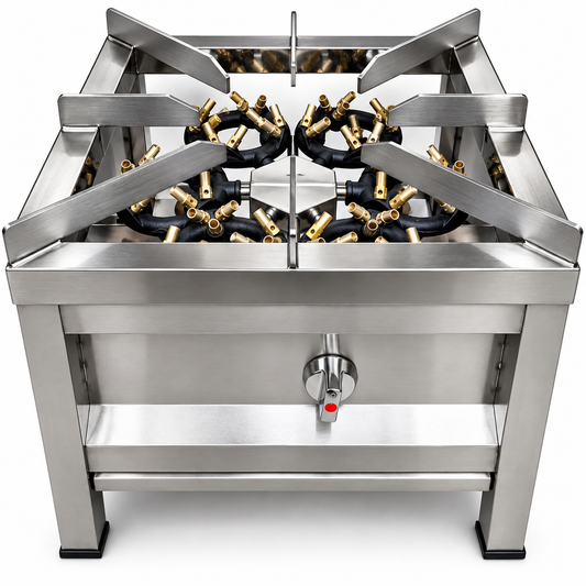 60 Jet Stockpot Commercial Stove Burner Natural Gas