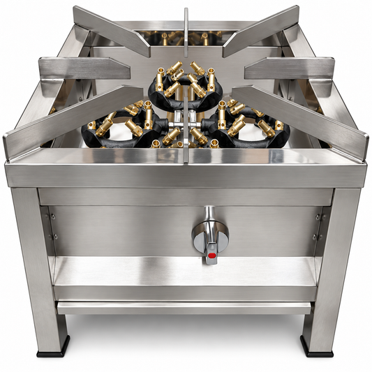 40 Jet Stockpot Commercial Stove Burner LPG Or Natural Gas